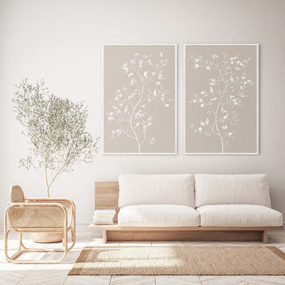 Linen Tree II Art