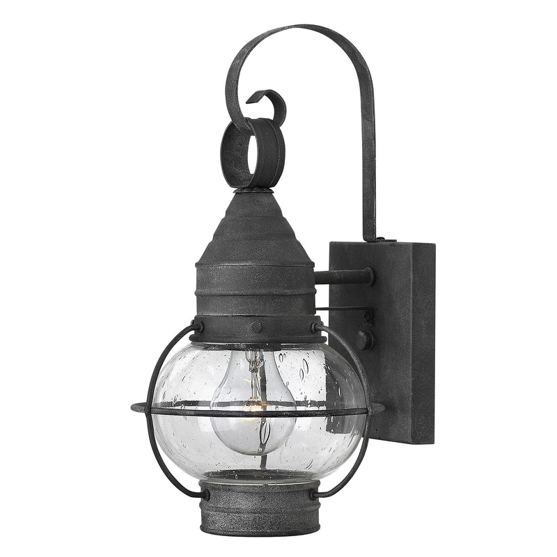 Cape Cod Wall Mount Lantern | Medium | Aged Zinc
