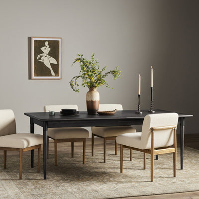 Harriet Extension Dining Table | Black