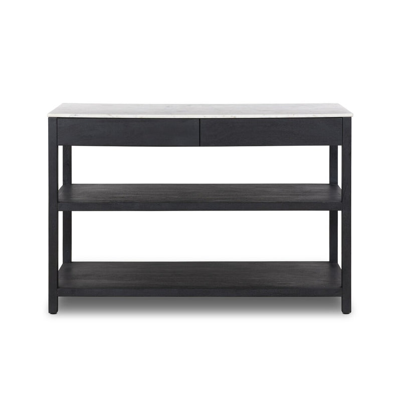 Olan Kitchen Island | Black Wash