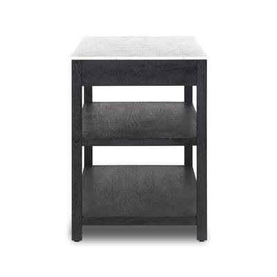 Olan Kitchen Island | Black Wash