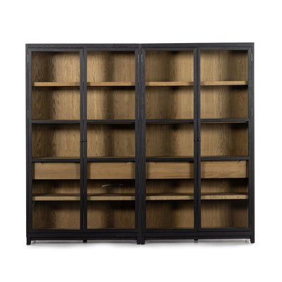 Woolen Double  Cabinet | Drifted Black