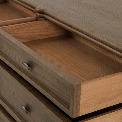 Tousse 9 Drawer Dresser | Toasted Oak