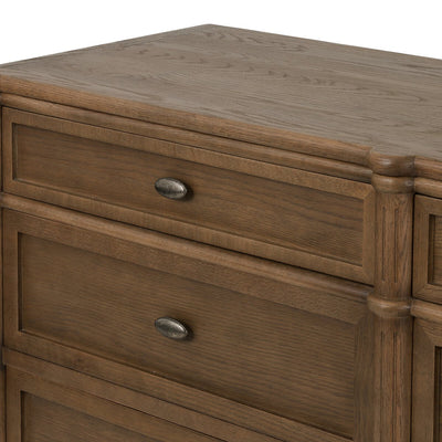 Tousse 9 Drawer Dresser | Toasted Oak