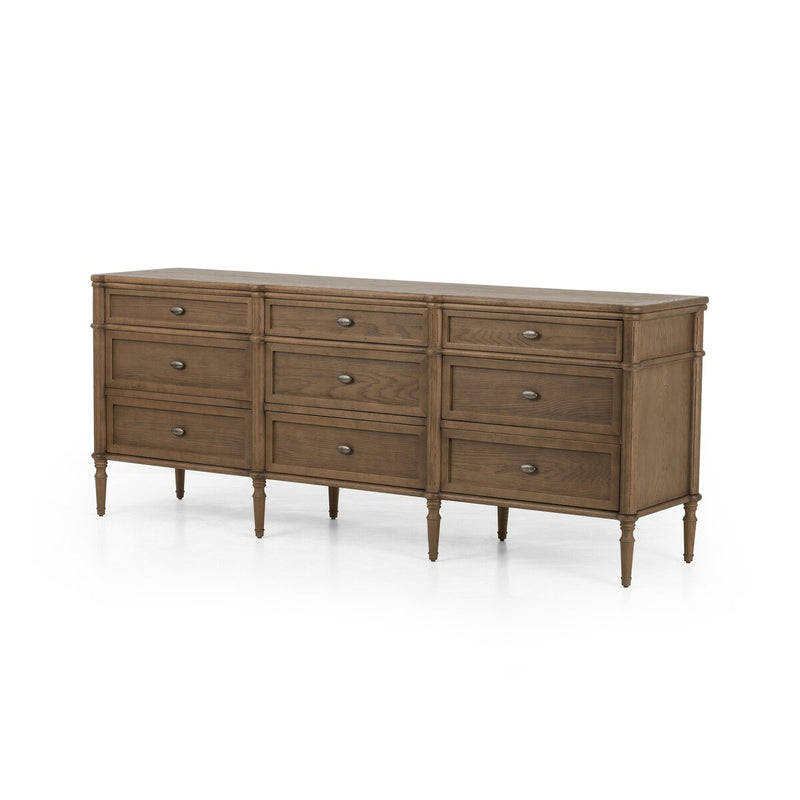 Tousse 9 Drawer Dresser | Toasted Oak