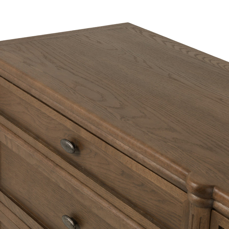 Toulouse 6 Drawer Dresser | Toasted Oak Veneer