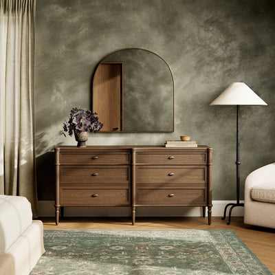 Toulouse 6 Drawer Dresser | Toasted Oak Veneer