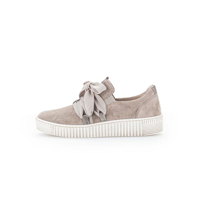Bow Sneaker | Taupe