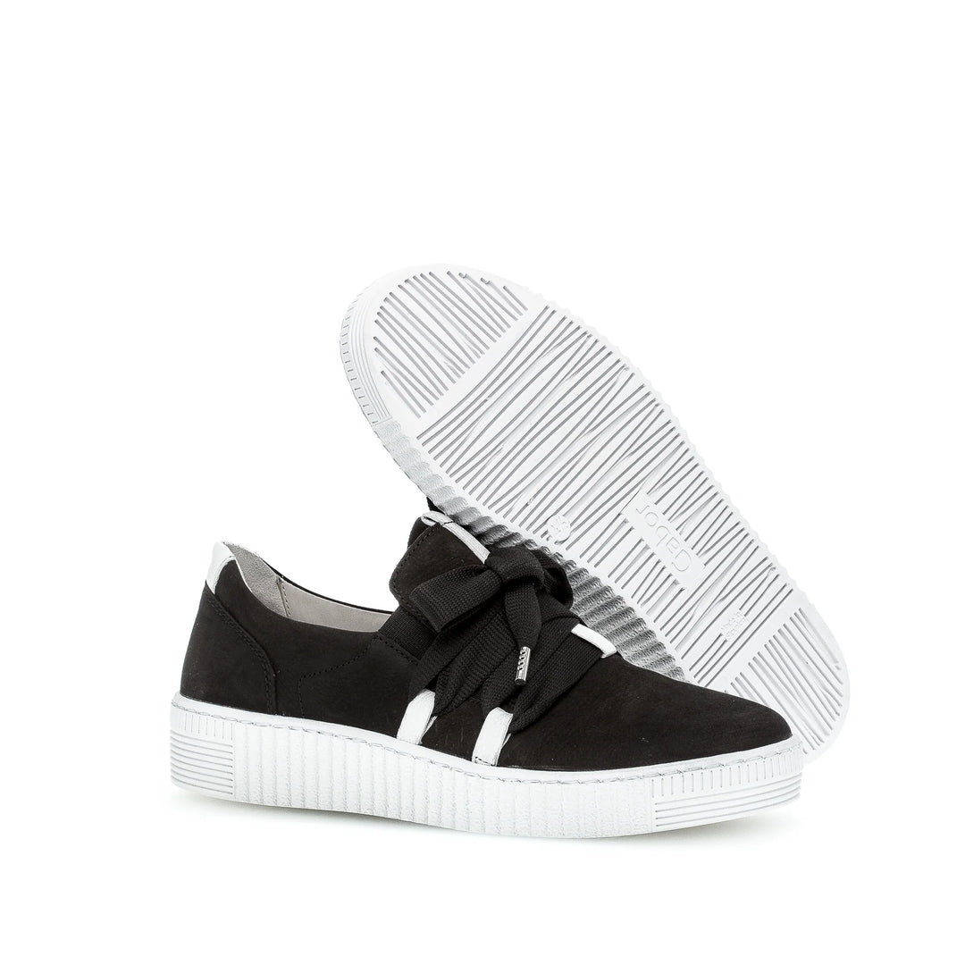 Black bow sneakers store