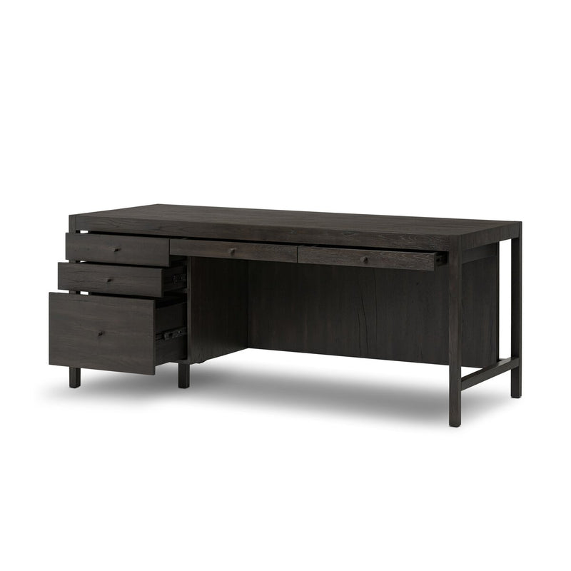 Suspension Desk | Smoked Black Veneer
