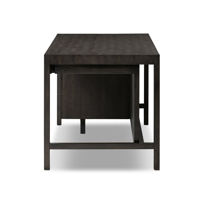 Suspension Desk | Smoked Black Veneer