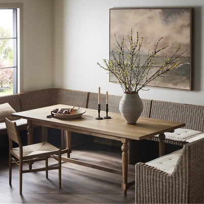Blinn Extension Dining Table | Worn Oak Veneer