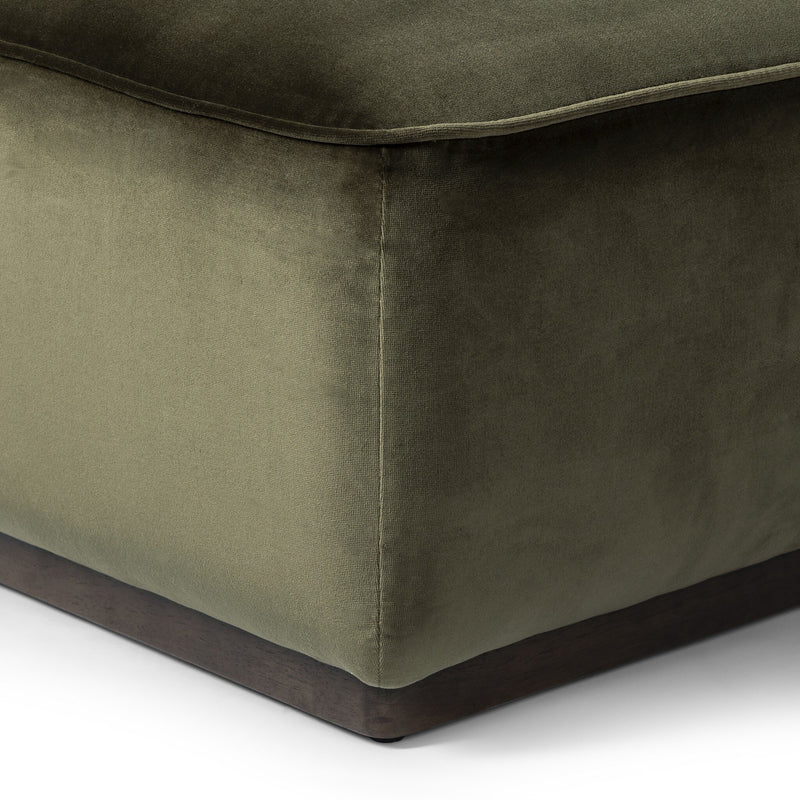 Sinclair 21" Square Ottoman | Surrey Olive