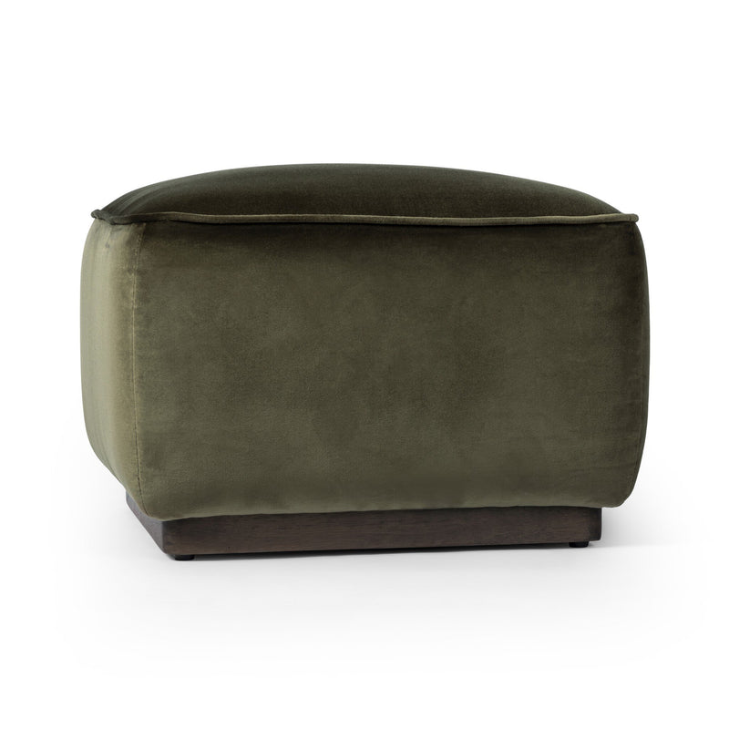 Sinclair 21" Square Ottoman | Surrey Olive