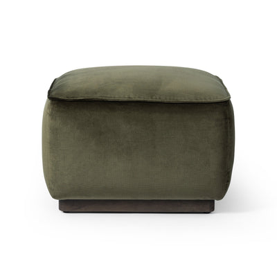 Sinclair 21" Square Ottoman | Surrey Olive