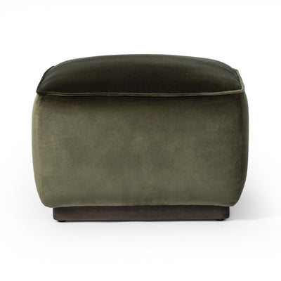 Sinclair 21" Square Ottoman | Surrey Olive