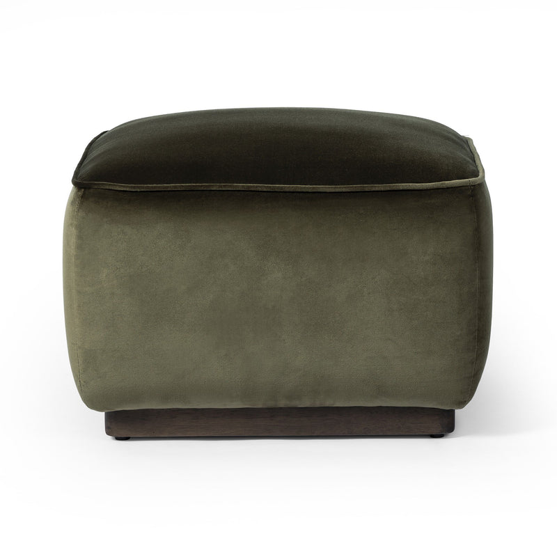 Sinclair 21" Square Ottoman | Surrey Olive