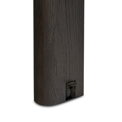 Noeline Extension Dining Table | Cracked Smoked Black Veneer