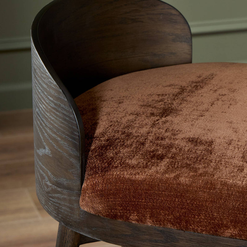 Cloris Swivel Bar + Counter Stool |  Altair Sienna