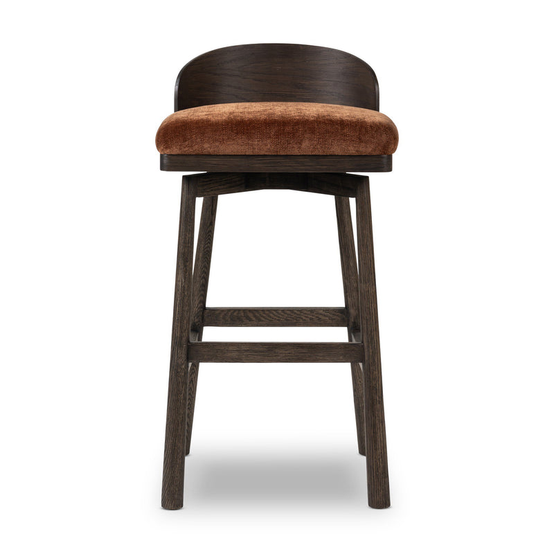 Cloris Swivel Bar + Counter Stool |  Altair Sienna