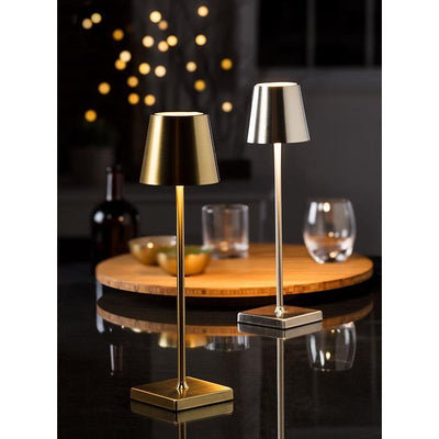 Classic Shade LED Table Light | Gold