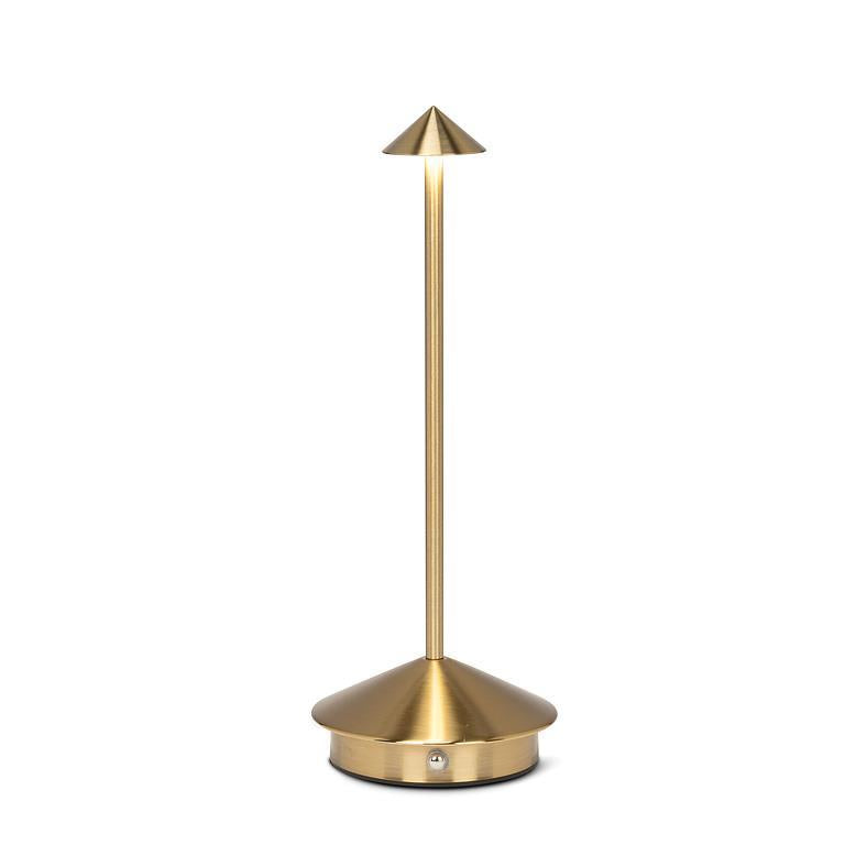 Slim Arrow Cordless LED Table Lamp | Gold