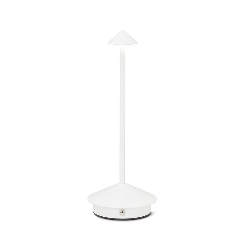 Slim Arrow Cordless LED Table Lamp | White