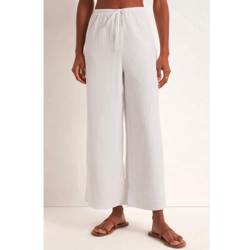 Barbados Gauze Pant | White