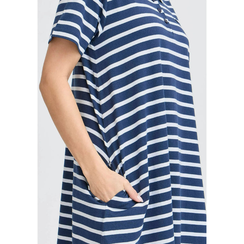 Samma Dress | Navy Blazer Mix