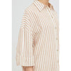 Phebe Shirt |  Mountain Stripe / Brown