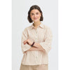 Phebe Shirt |  Mountain Stripe / Brown