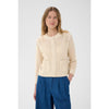 DenizePW Cardigan┃Whitecap Gray / White
