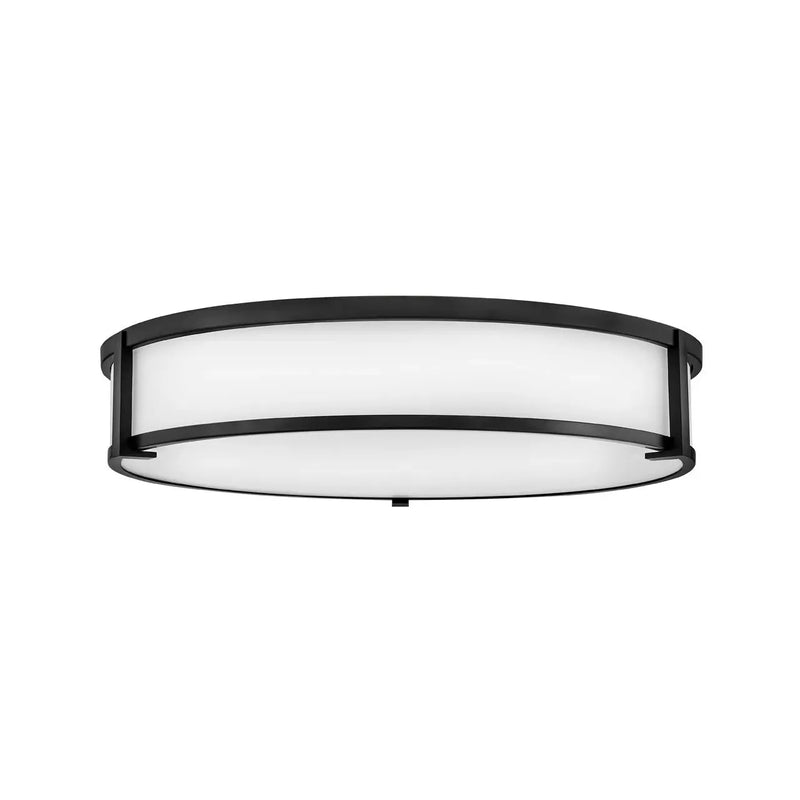 Lowell 24" Flush Mount | Etched Opal