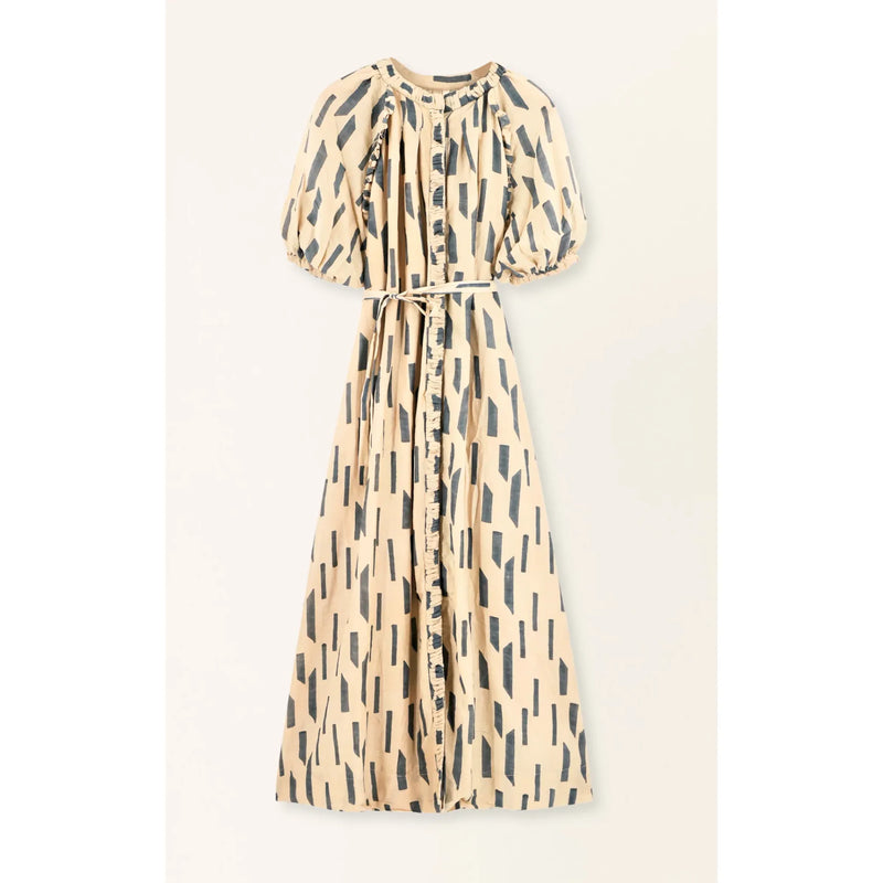 Somerset Dress | Parchment Rainfall