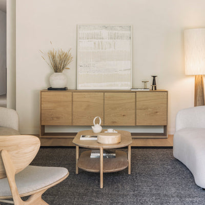 Nordic 82" Oak Sideboard