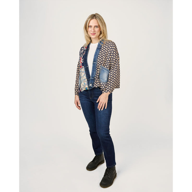 Karol Cardigan | Navy Mix