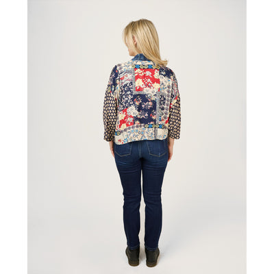 Karol Cardigan | Navy Mix