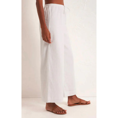 Barbados Gauze Pant | White