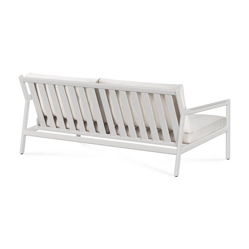 Jack Outdoor 2-Seater Sofa | Aluminum White