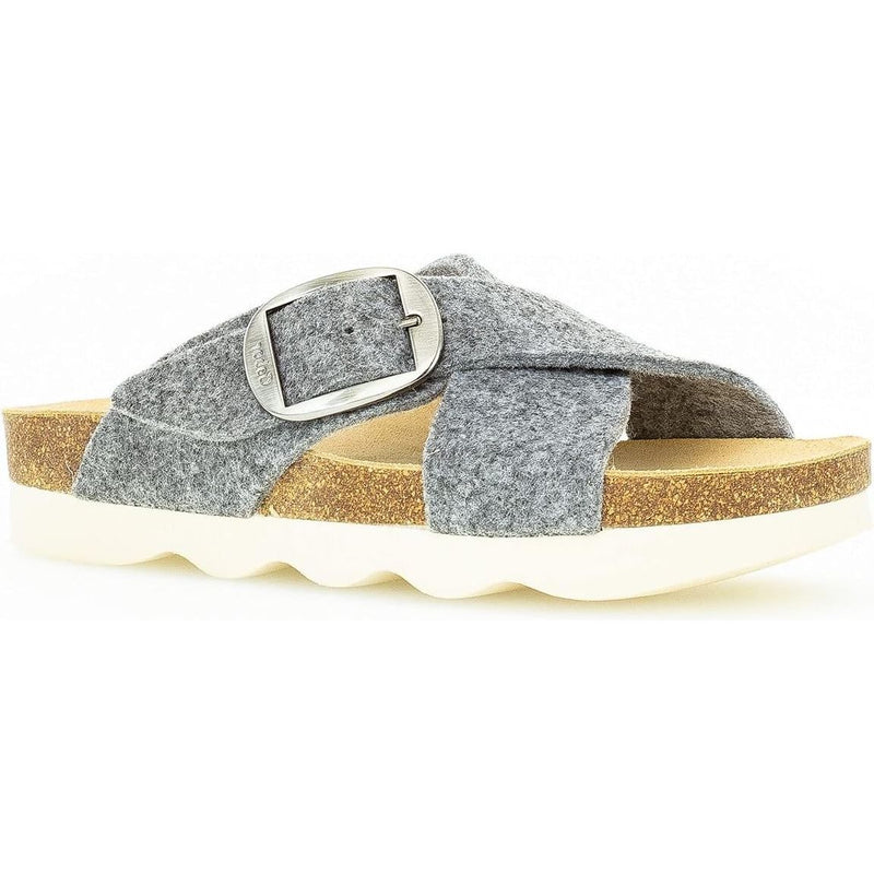 Filz Slip-on Sandal | Grey