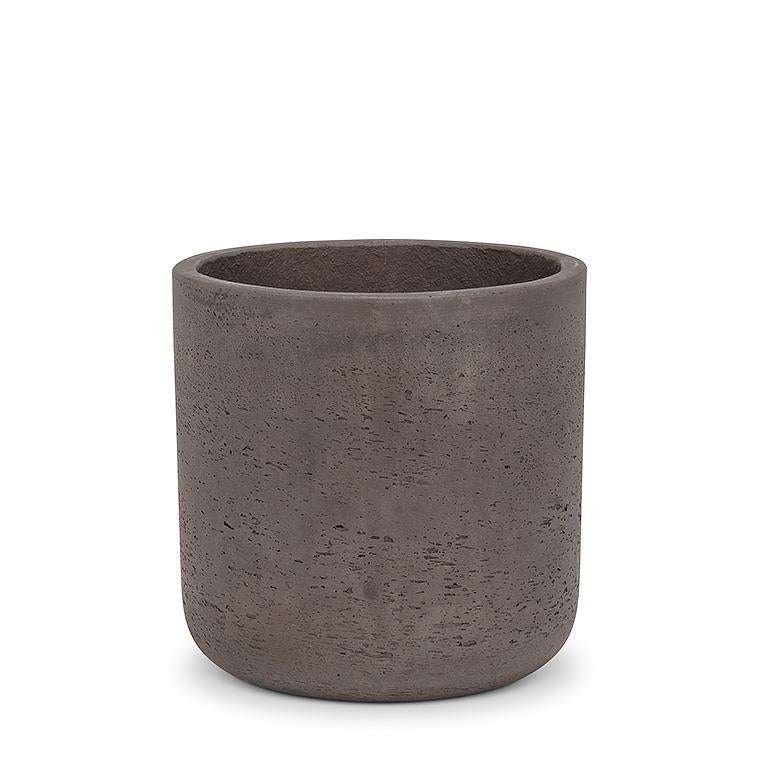 Remina 12.5" Planter | Brown Concrete