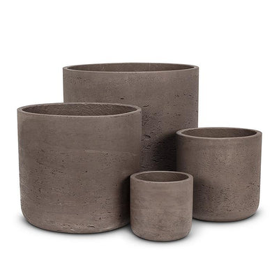 Remina 4.5" Planter | Brown Concrete