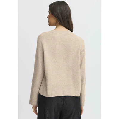 Noah Pullover Sweater | Desert Taupe Melange