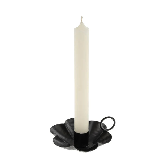 Iron Daisy Candle Holder