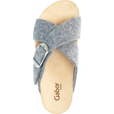 Filz Slip-on Sandal | Grey