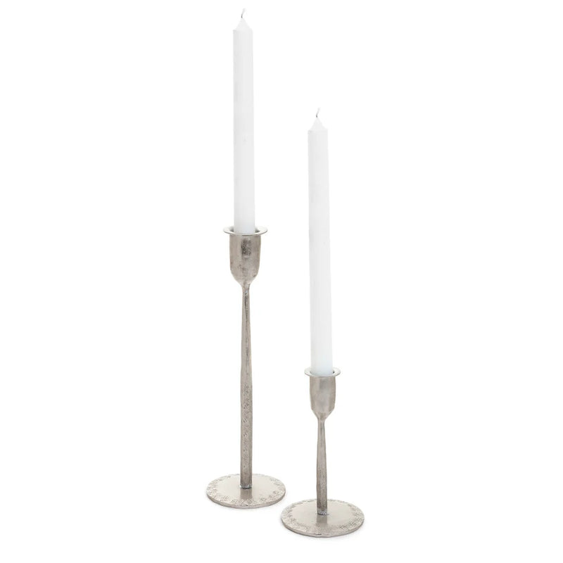 Nickel Candle Holder