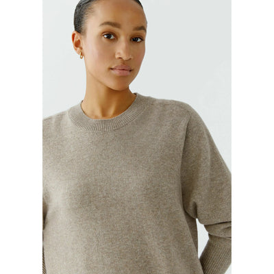 Oversized Pullover Sweater | Smokey Taupe