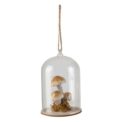 Champagne Mushroom Globe Ornament