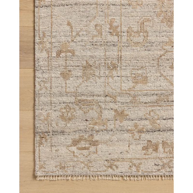 Abigail Rug 02 | Magnolia Home by Joanna Gaines × Loloi | Ivory / Natural