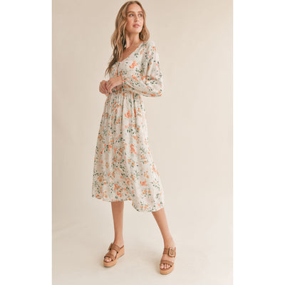 Bloom Brigade Midi Dress